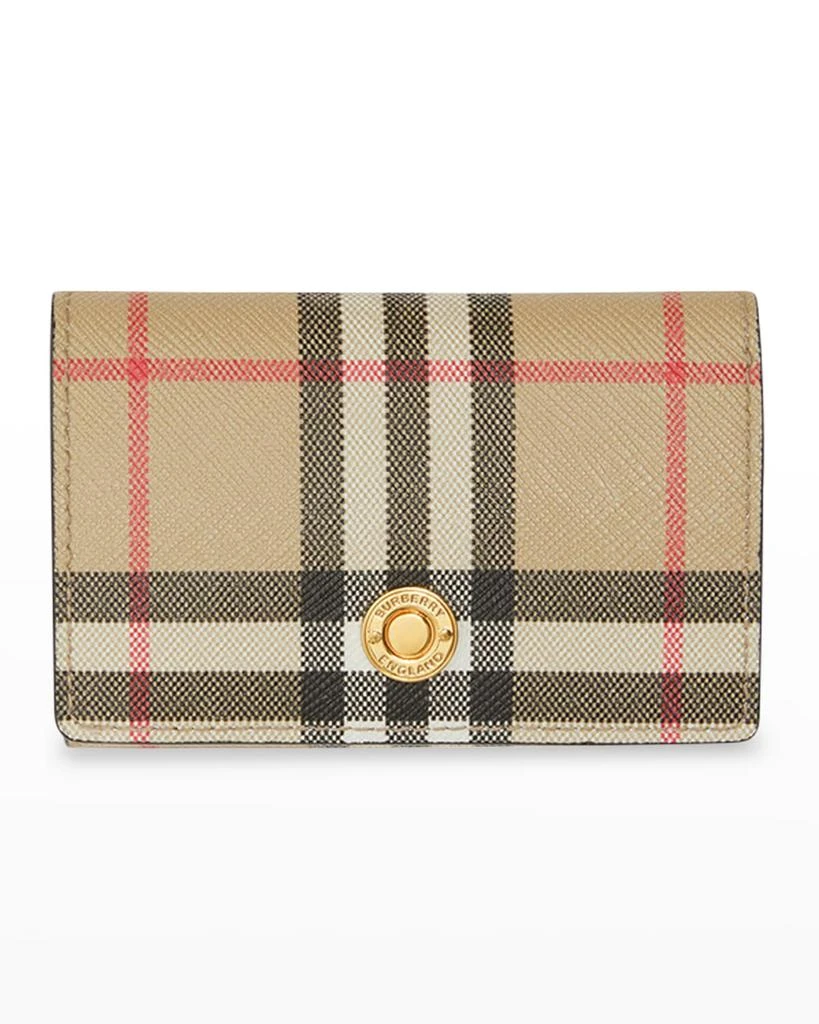 商品Burberry|Lark Archive Vintage Check Wallet,价格¥2249,第1张图片