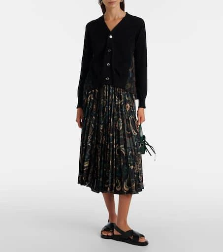 商品Sacai|Cotton tulle cardigan,价格¥8715,第2张图片详细描述