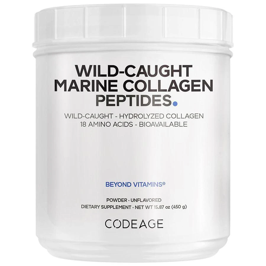 商品Codeage|Wild Caught Marine Collagen Powder Unflavored,价格¥407,第1张图片