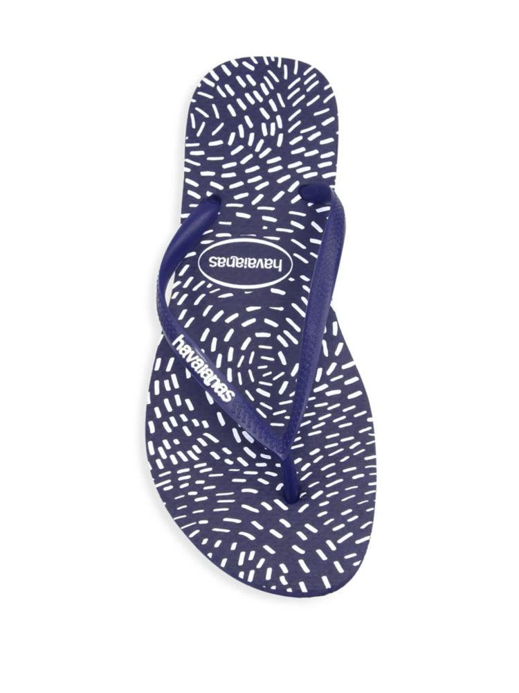 商品Havaianas|Slim Constellation Flip Flops,价格¥148,第4张图片详细描述