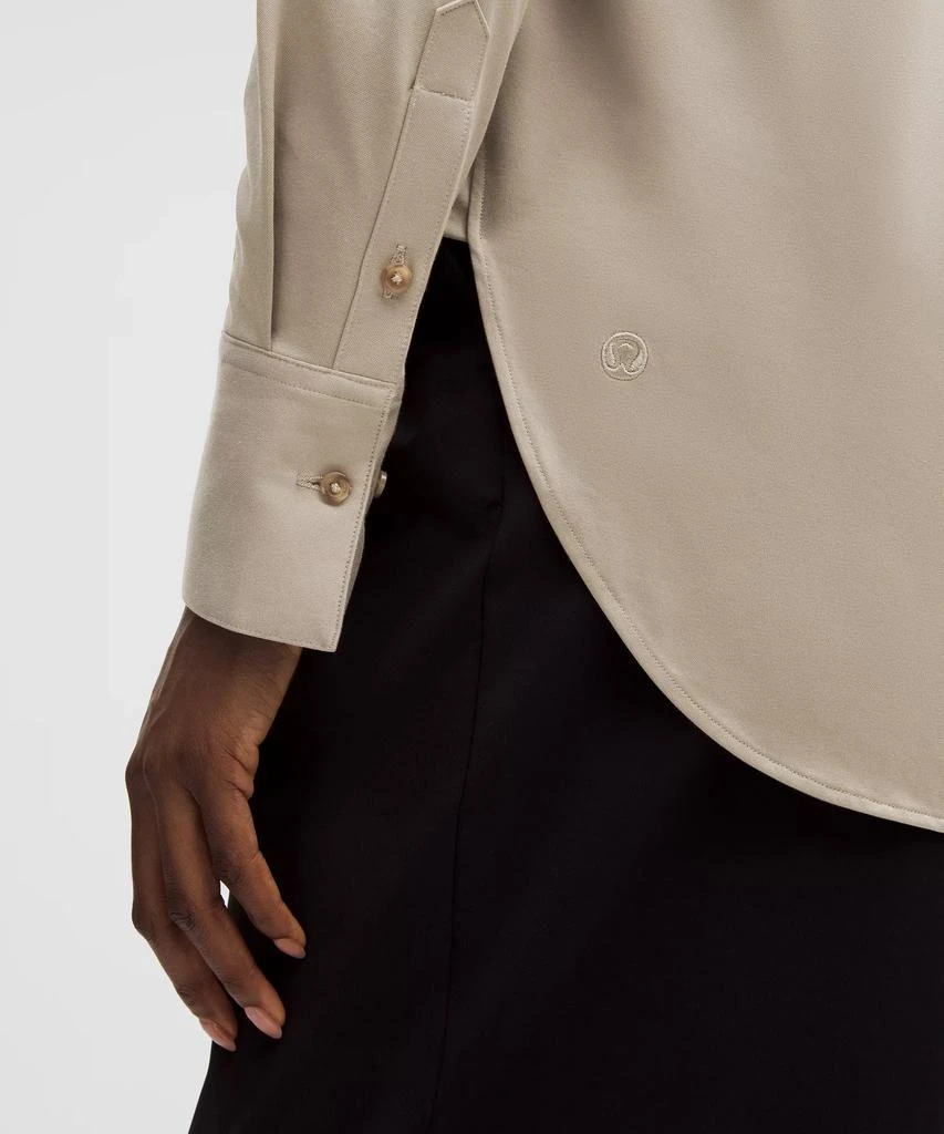 商品Lululemon|Knit Relaxed-Fit Overshirt,价格¥447,第5张图片详细描述