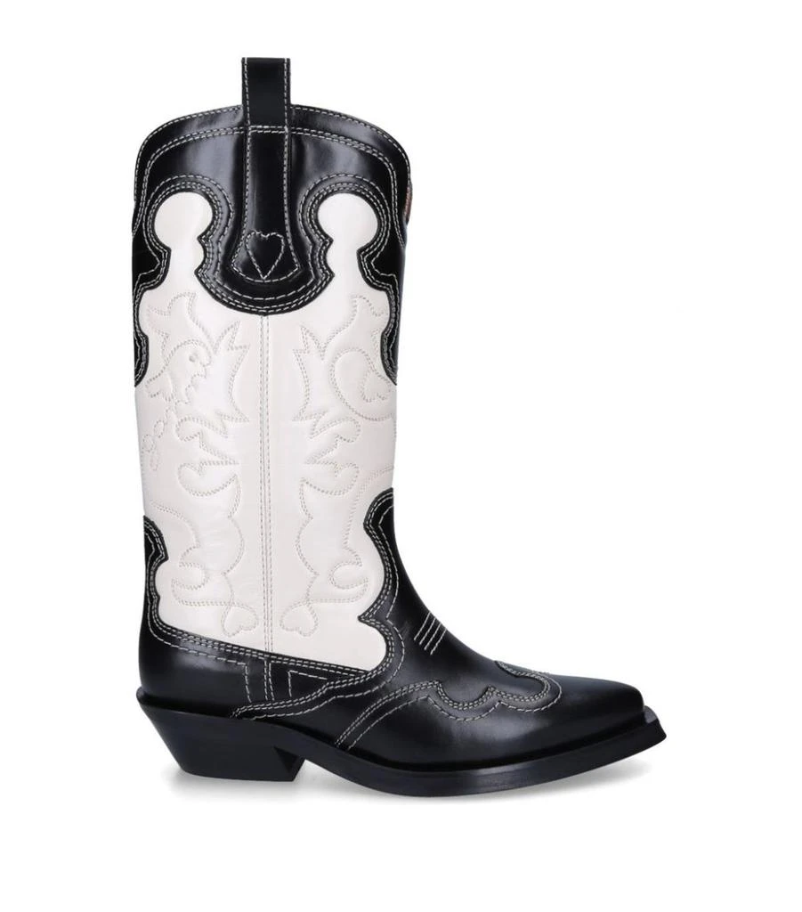 商品Ganni|Mid Shaft Western Boots 40,价格¥5390,第1张图片