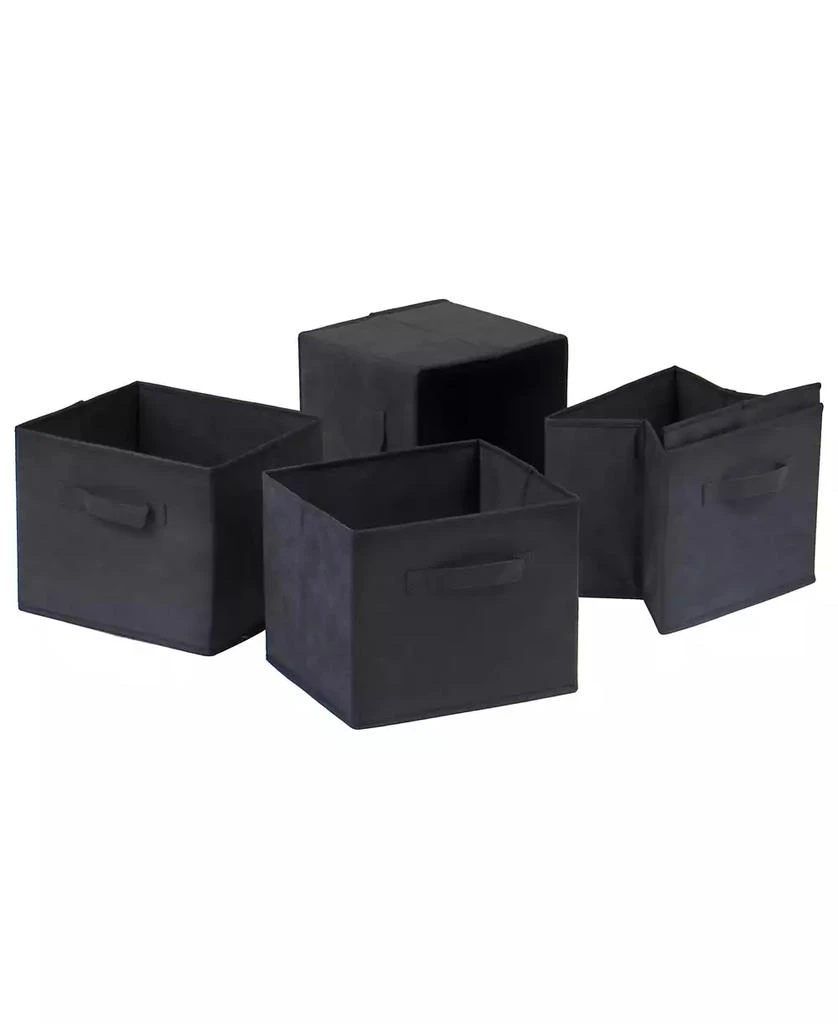 商品Winsome|Capri Set of 4 Foldable Fabric Baskets,价格¥187,第1张图片
