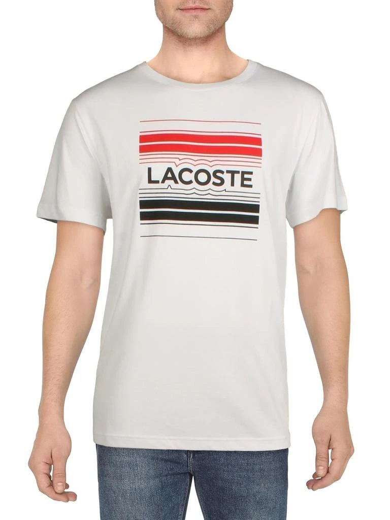 商品Lacoste|Mens Long Sleeve Crewneck Graphic T-Shirt,价格¥279,第1张图片