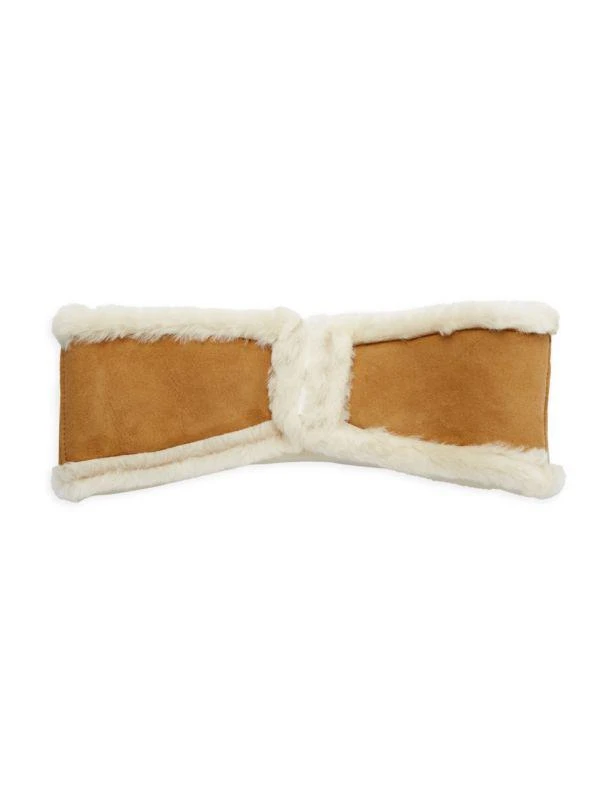 商品UGG|Reversible Leather & Shearling Headband,价格¥834,第2张图片详细描述