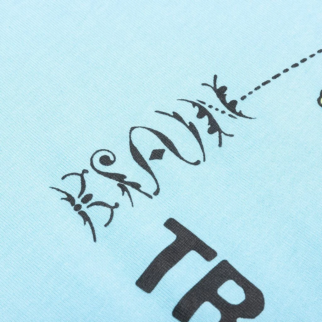 商品Brain Dead|Brain Dead Trance Formation T-Shirt - Light Blue,价格¥411,第4张图片详细描述