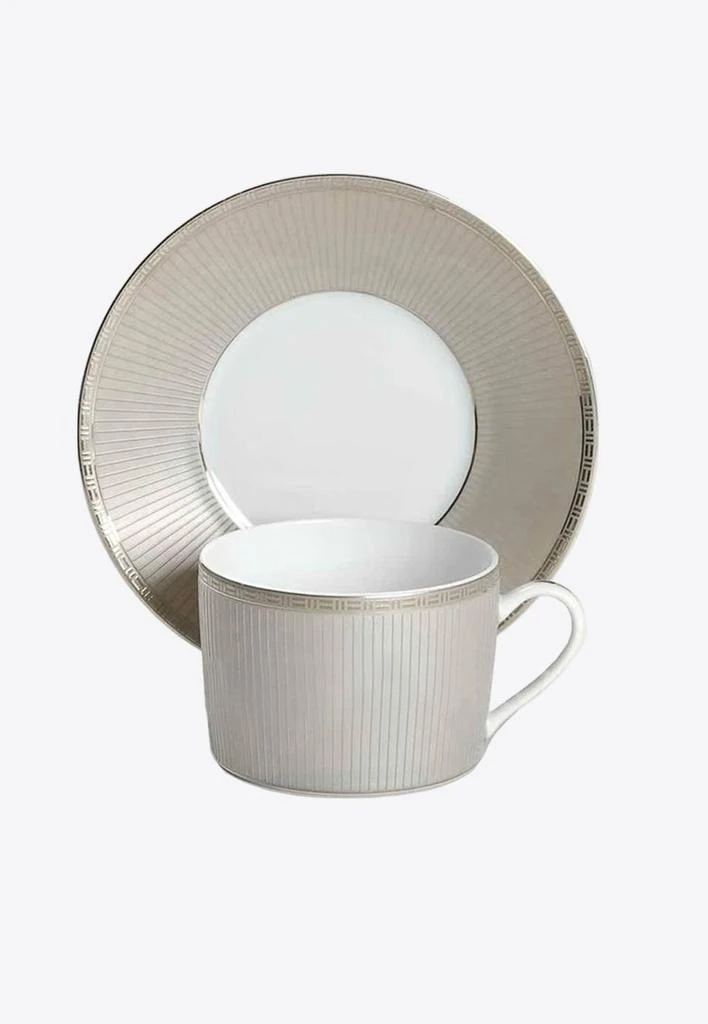 商品Christofle|Metropolis Tea Cup and Saucer,价格¥818,第1张图片