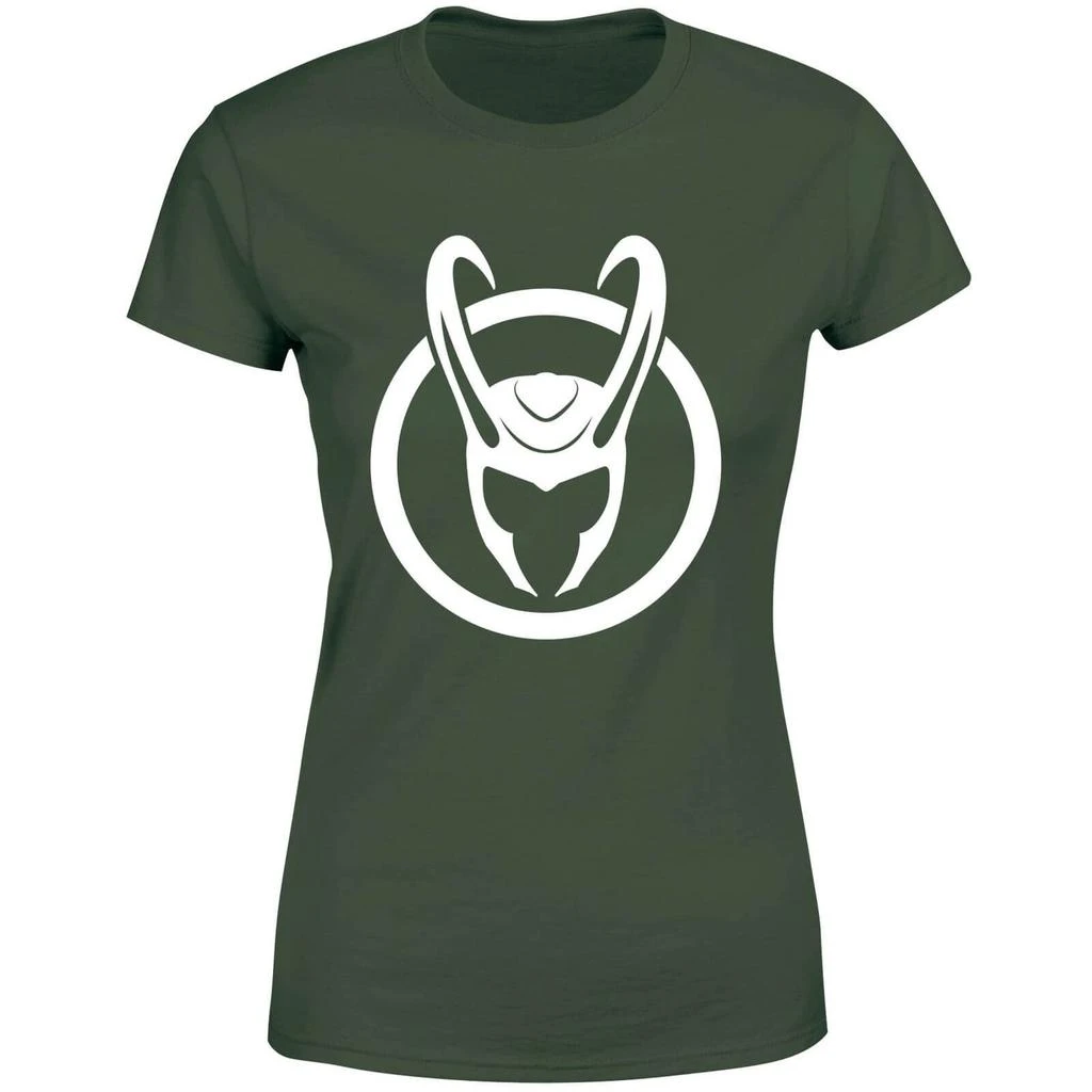 商品Marvel|Marvel Loki Logo T-Shirt Women's T-Shirt - Green,价格¥168,第1张图片