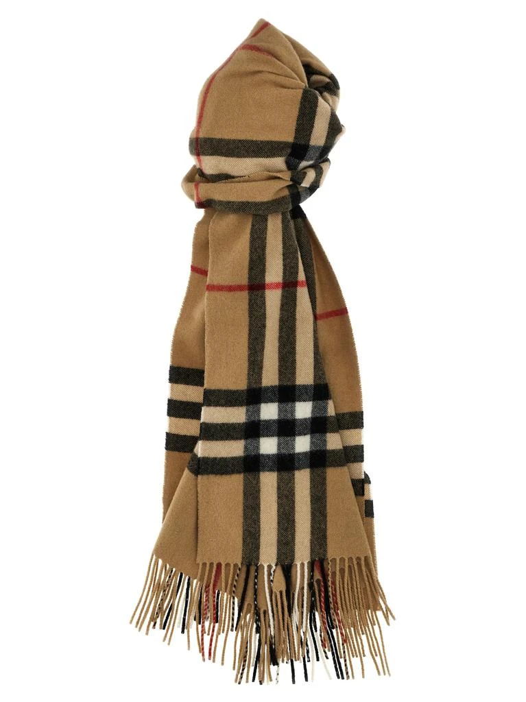 商品Burberry|Check Scarf Scarves, Foulards Beige,价格¥3075,第1张图片