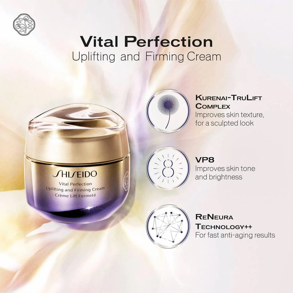 商品Shiseido|Shiseido Vital Perfection Uplifting and Firming Cream 75ml,价格¥1151,第4张图片详细描述
