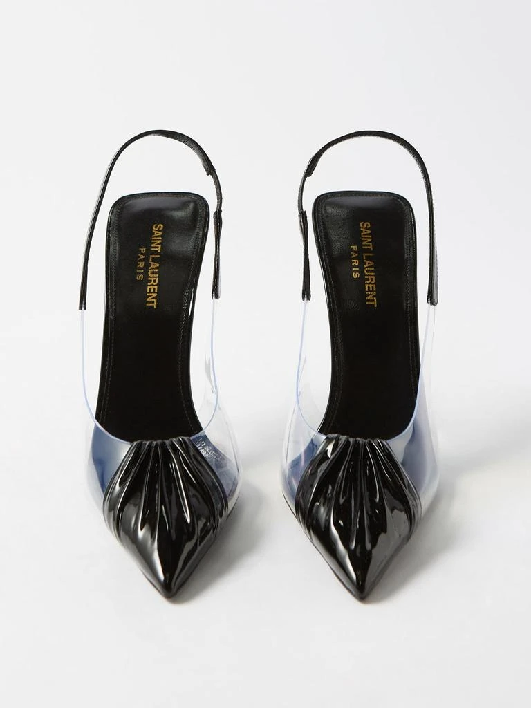 商品Yves Saint Laurent|Chica 115 transparent slingback pumps,价格¥8055,第5张图片详细描述