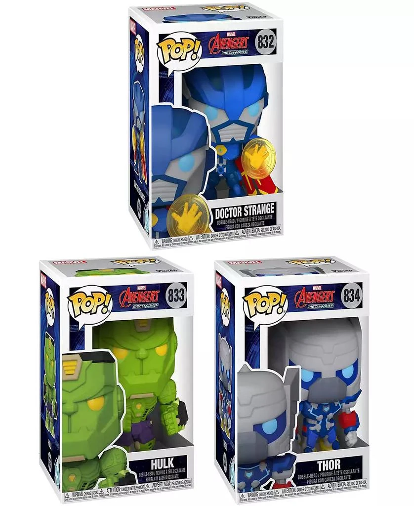 商品Funko|Marvel POP Marvel Mech Dr. Strange Hulk and Thor Collectors Set, 3 Piece,价格¥202,第2张图片详细描述