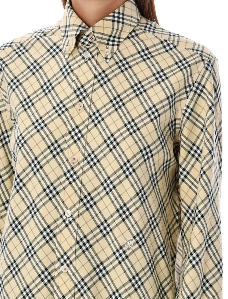 商品Burberry|CHECKED OVERSIZED SHIRT,价格¥3390,第3张图片详细描述