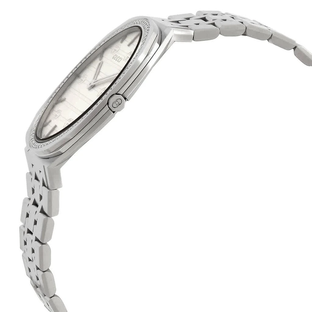 商品Gucci|Quartz Diamond White Dial Ladies Watch YA163401,价格¥18748,第2张图片详细描述