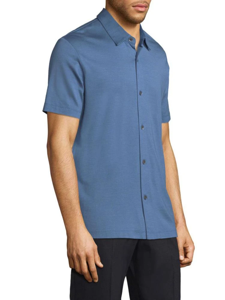商品Theory|Silk Blend Button-Down Shirt,价格¥1087,第3张图片详细描述