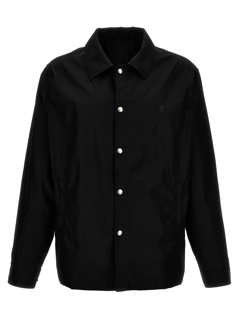 商品Givenchy|Tech Fabric Jacket Casual Jackets And Parka Black,价格¥4112,第1张图片