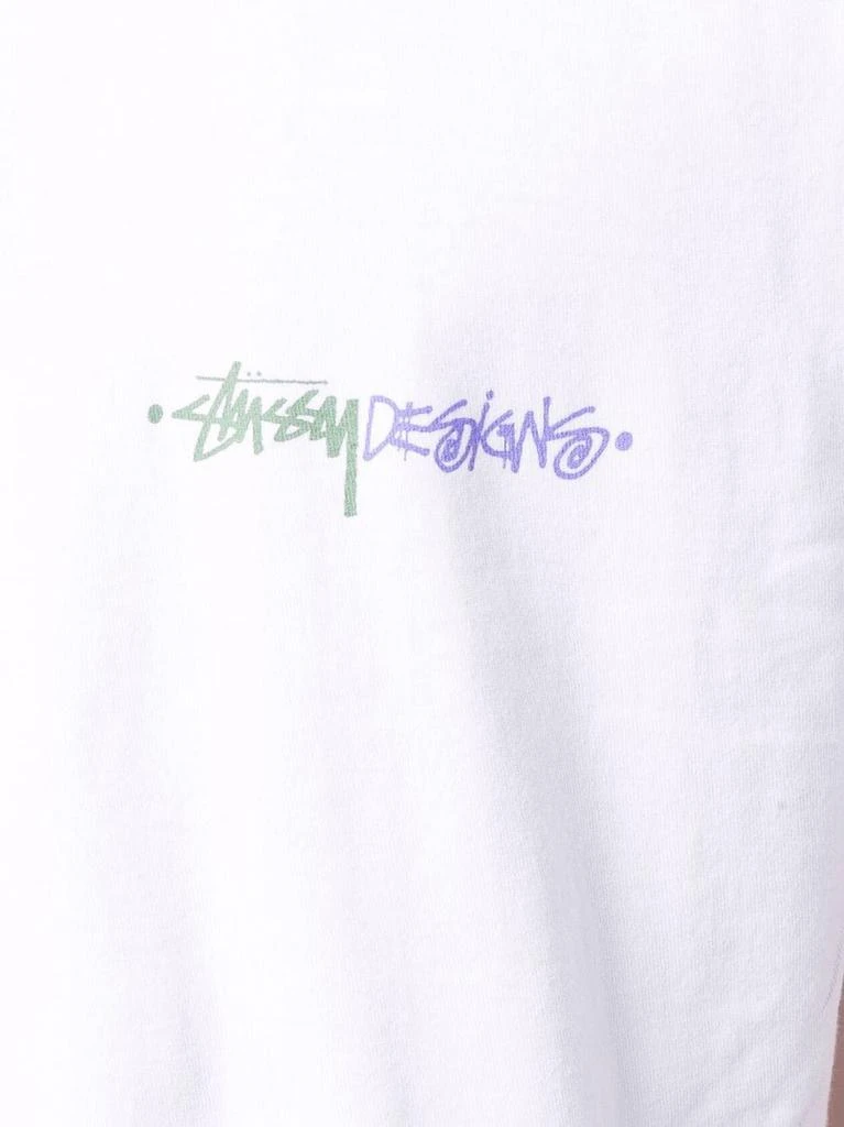 商品STUSSY|STUSSY - Printed Cotton T-shirt,价格¥408,第4张图片详细描述