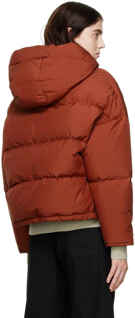 商品Yves Salomon|Red Quilted Down Jacket,价格¥2351,第3张图片详细描述