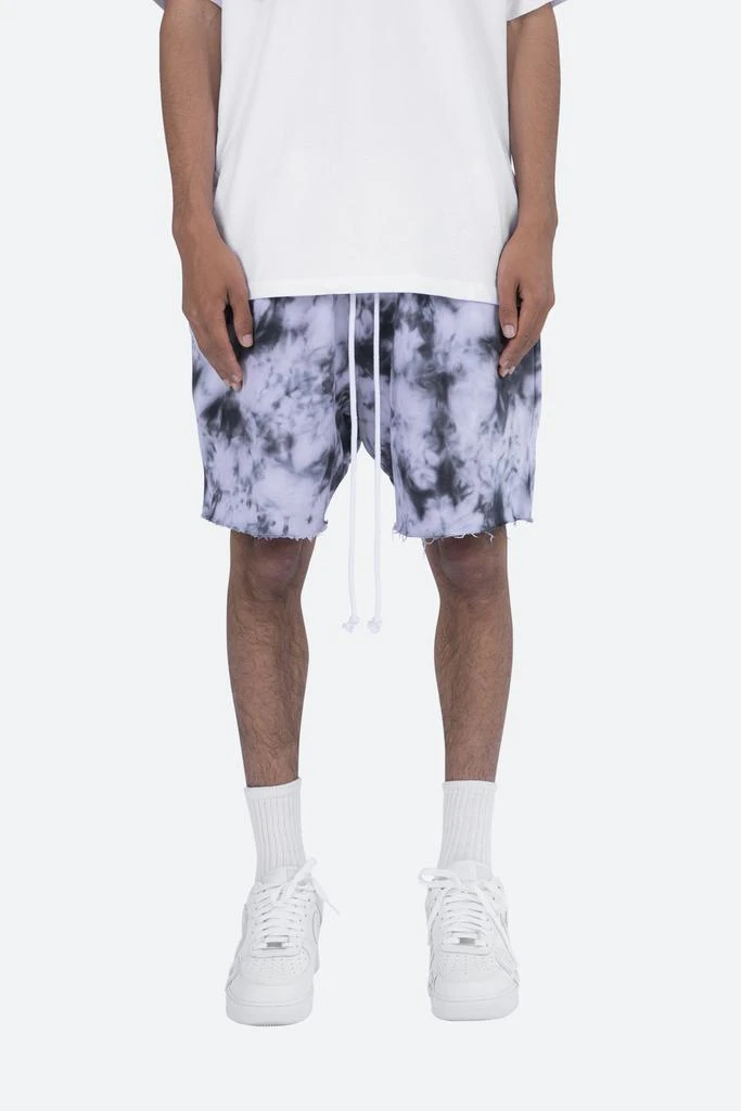 商品MNML|Cloud Wash Sweatshorts - Black/White,价格¥93,第1张图片