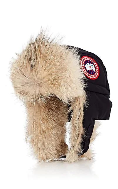 商品Canada Goose|Fur-Trimmed Down-Filled Aviator Hat,价格¥2402,第1张图片
