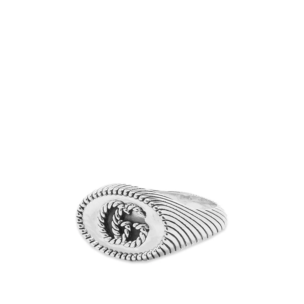 商品Gucci|Gucci Chevron Marmont 12mm Ring,价格¥1272,第2张图片详细描述