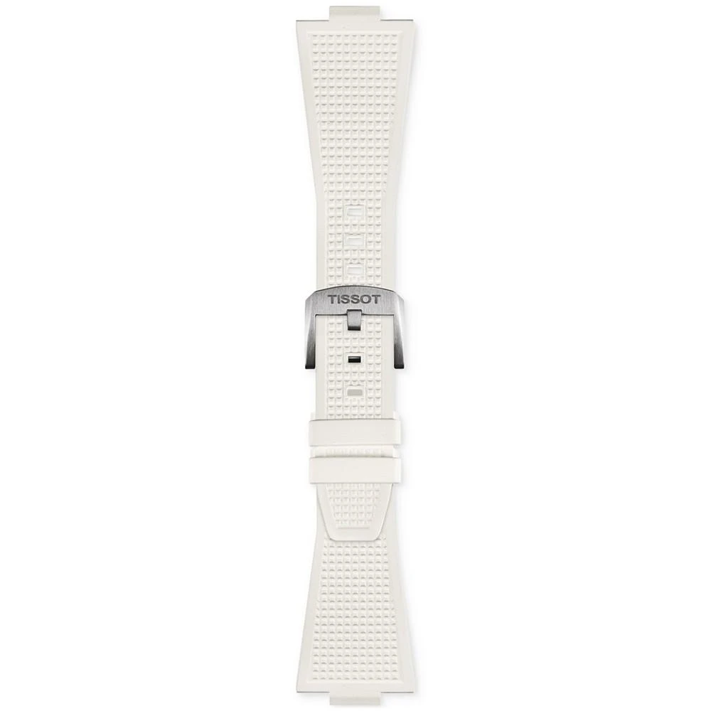 商品Tissot|Men's Swiss Automatic PRX White Rubber Strap Watch 40mm,价格¥2759,第4张图片详细描述