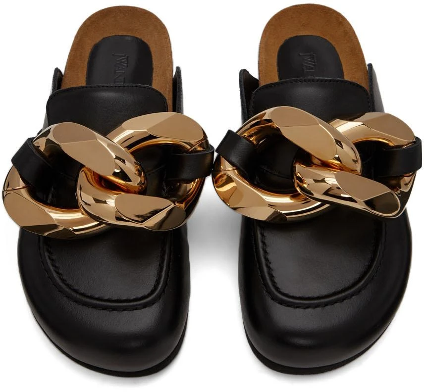 商品JW Anderson|Black Chain Loafers,价格¥4044,第5张图片详细描述