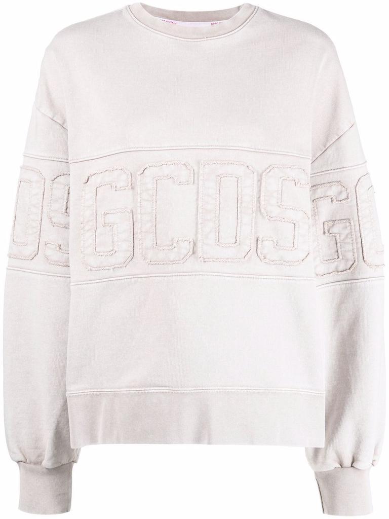 商品GCDS|Gcds Women's  Grey Cotton Sweatshirt,价格¥2769,第1张图片