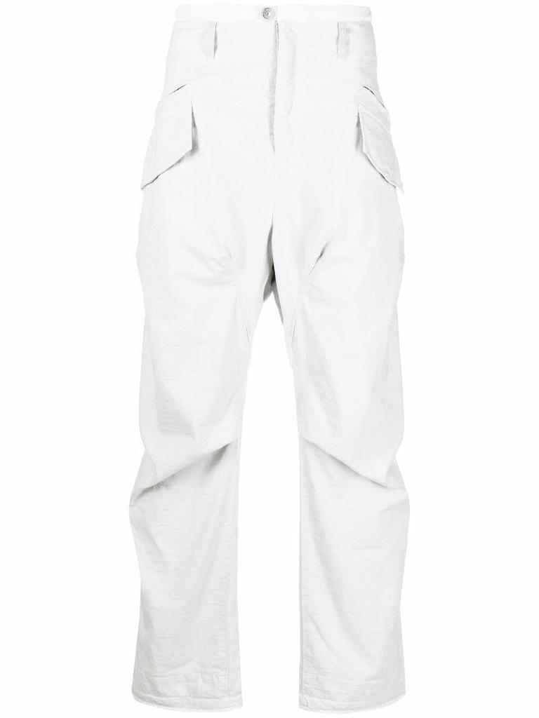 Stone Island Men's  Grey Polyamide Pants商品第1张图片规格展示