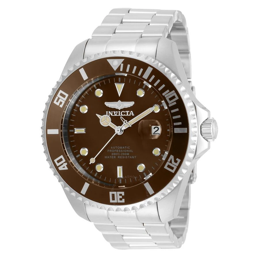 商品Invicta|Pro Diver Automatic Brown Dial Men's Watch 35720,价格¥760,第1张图片