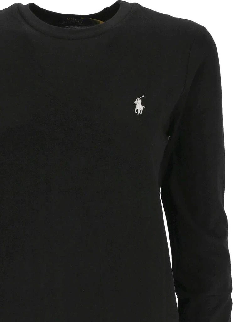 商品Ralph Lauren|Polo Ralph Lauren Logo Embroidered Crewneck T-Shirt,价格¥613,第3张图片详细描述