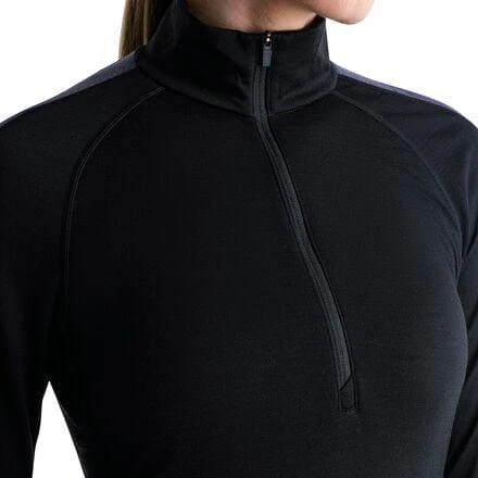 商品Icebreaker|Merino 125 ZoneKnit 1/2-Zip Long-Sleeve Top - Women's,价格¥502,第5张图片详细描述