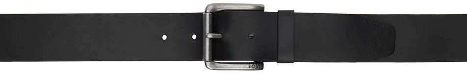 商品Hugo Boss|Black Leather Branded Pin Buckle Belt,价格¥347,第1张图片