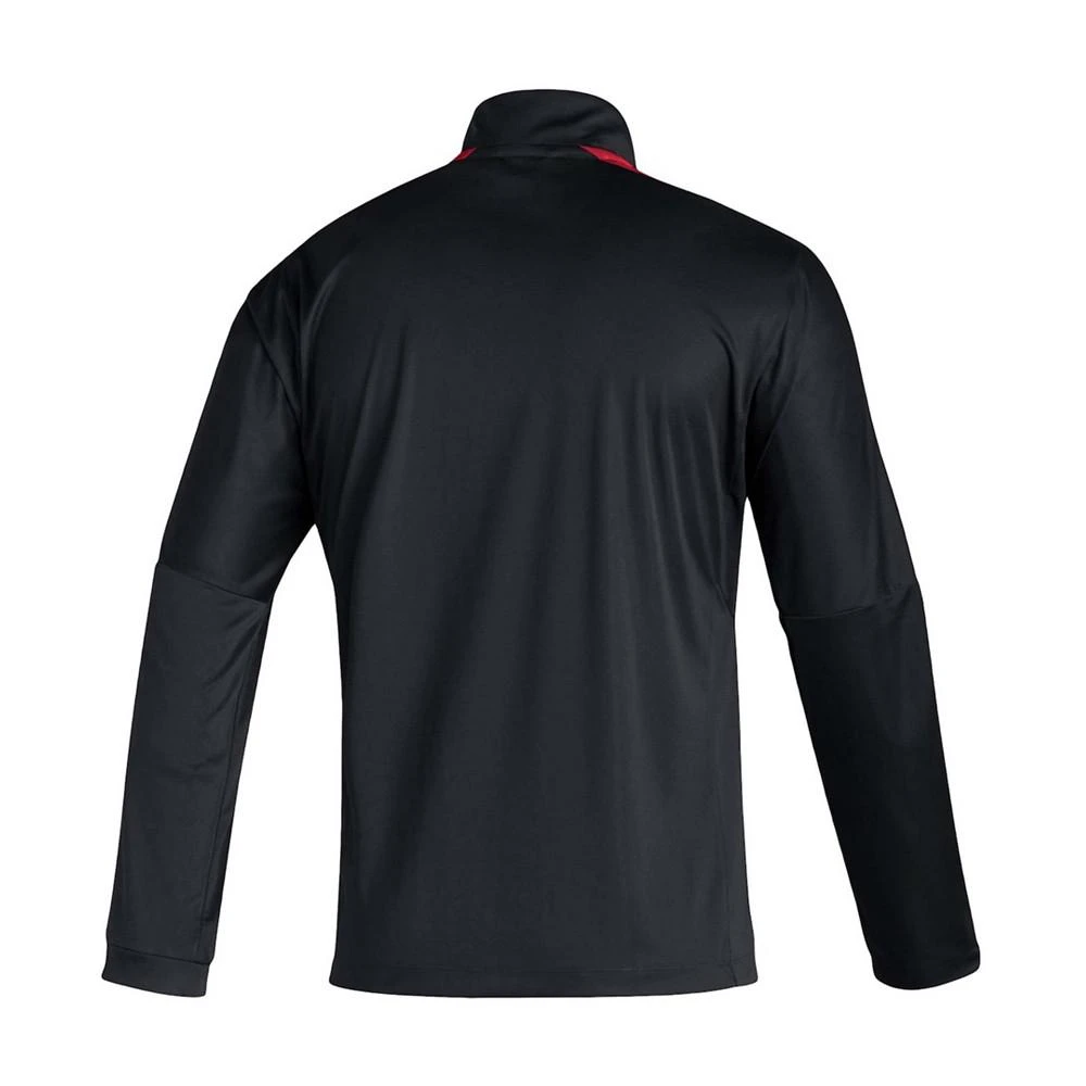 商品Adidas|Men's Black Nebraska Huskers 2021 Sideline Primeblue Quarter-Zip Jacket,价格¥551,第2张图片详细描述