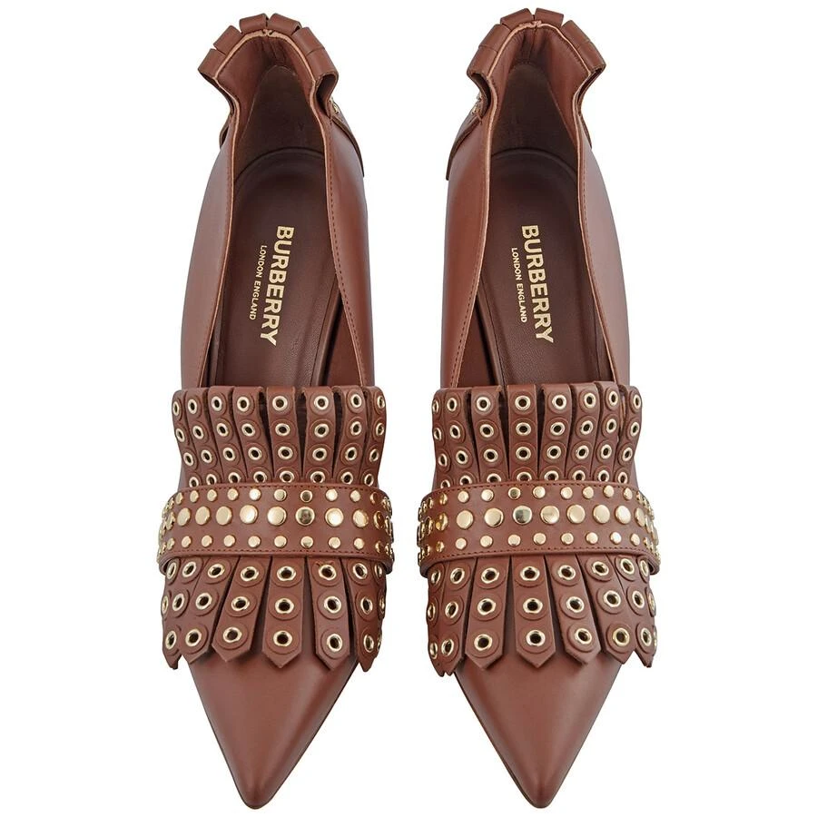 商品Burberry|Ladies Goodall 105 Kiltie Fringe Court Pumps,价格¥2204,第3张图片详细描述