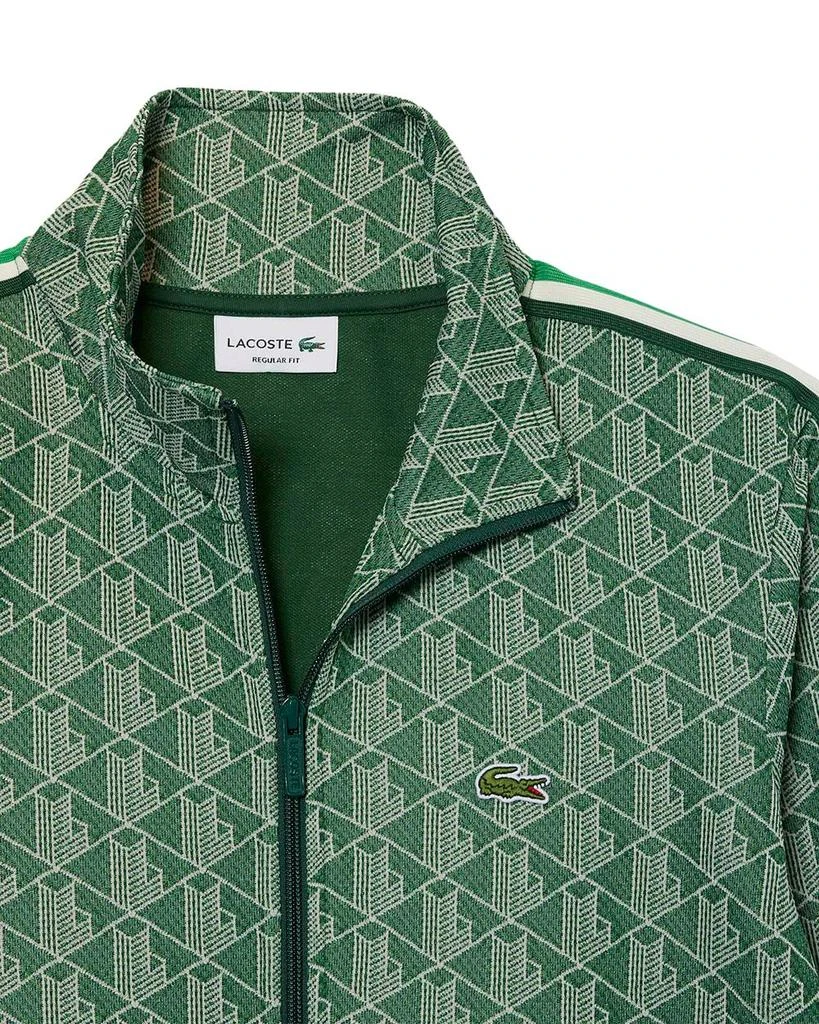 Monogram Print Zip Front Track Jacket 商品
