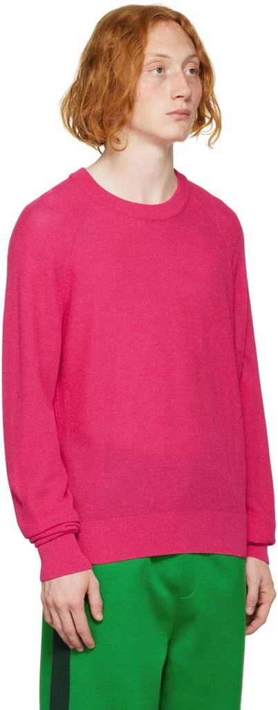 商品AMI|Pink Cotton Sweater,价格¥709,第2张图片详细描述