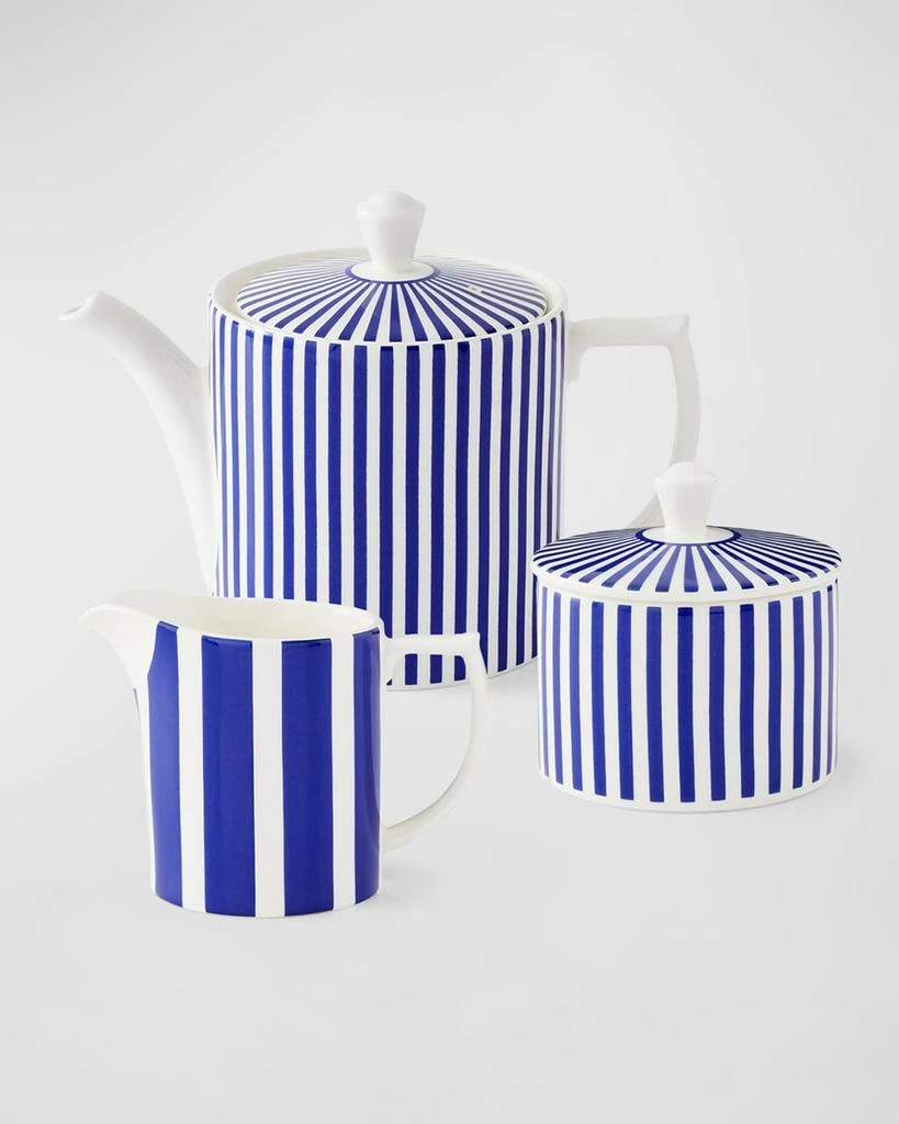 商品Spode|Blue Italian Stecatto 3-Piece Tea Serving Set,价格¥2792,第2张图片详细描述