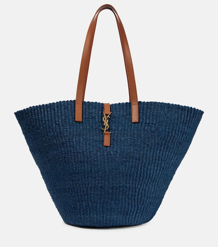 商品Yves Saint Laurent|Panier Souple raffia tote bag,价格¥12791,第1张图片