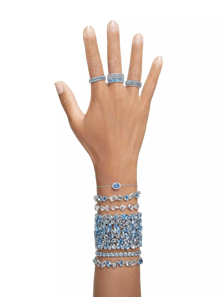 商品Swarovski|Gema Rhodium-Plated & Swarovski Crystal Bracelet,价格¥1714,第2张图片详细描述