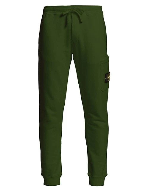 商品Stone Island|Core Logo Fleece Sweatpants,价格¥1396,第1张图片