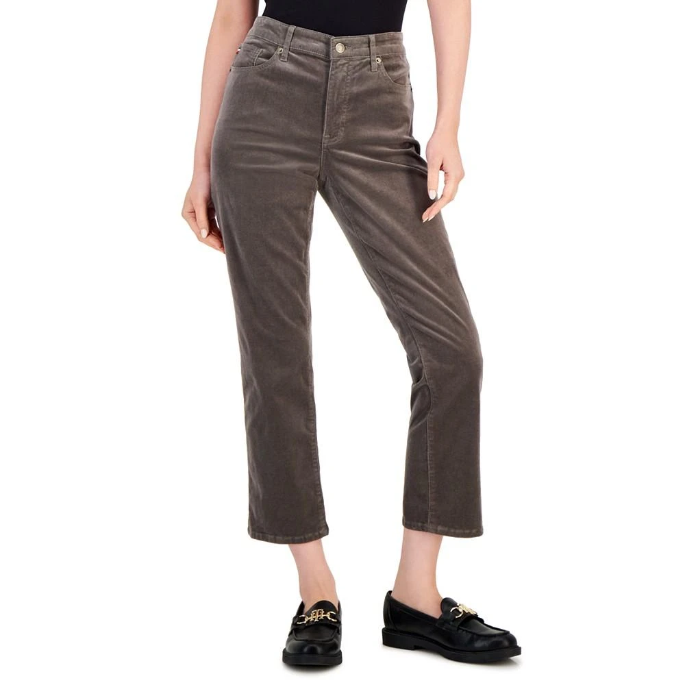 商品Tommy Hilfiger|Women's Mid-Rise Corduroy Ankle Pants,价格¥271,第1张图片