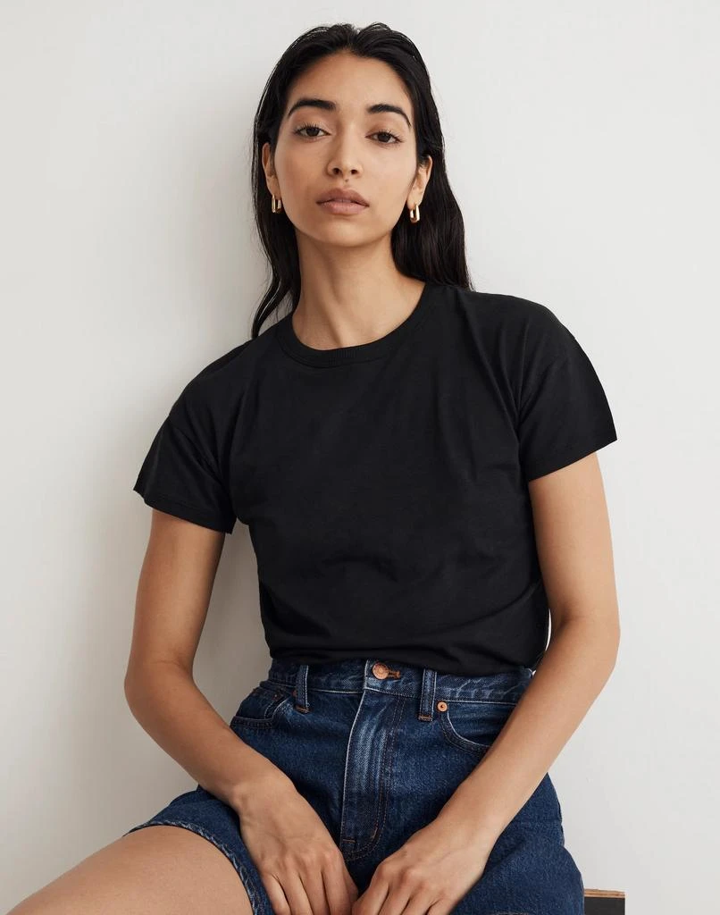 商品Madewell|Whisper Crew Neck Tee,价格¥151,第4张图片详细描述