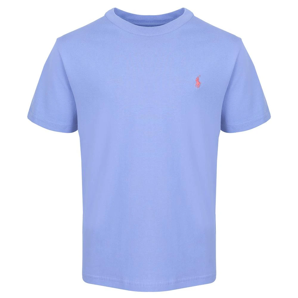 商品Ralph Lauren|Blue Small Pony Logo Short Sleeve T Shirt,价格¥220,第1张图片