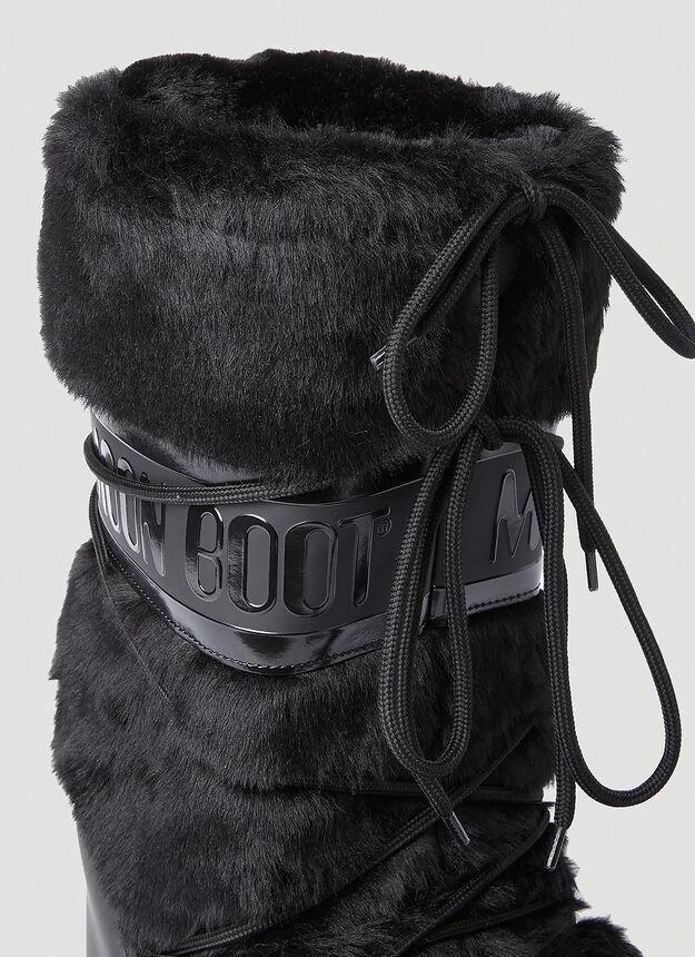 Icon Faux Fur Snow Boots in Black 商品