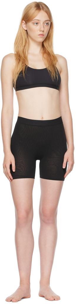 商品SKIMS|Black Summer Mesh Boy Shorts,价格¥276,第4张图片详细描述