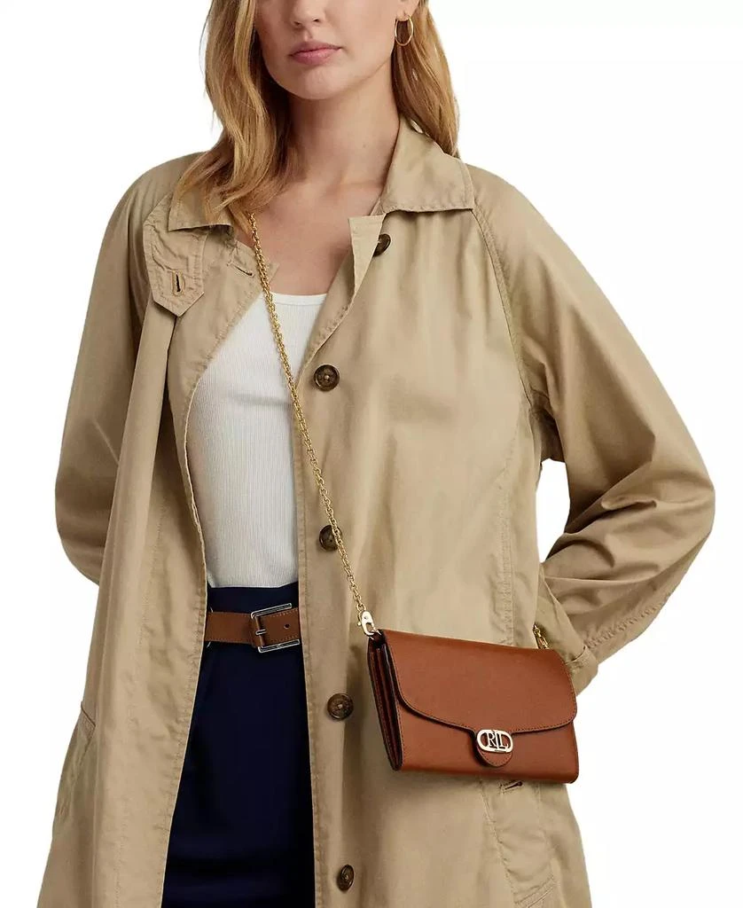 商品Ralph Lauren|Leather Medium Adair Wallet Crossbody,价格¥1313,第3张图片详细描述