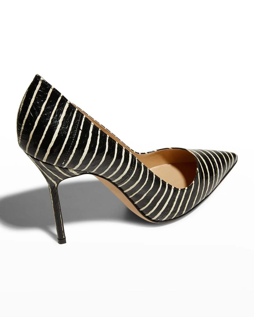 商品Manolo Blahnik|BB 105mm Snakeskin Stiletto Pumps,价格¥7213,第3张图片详细描述