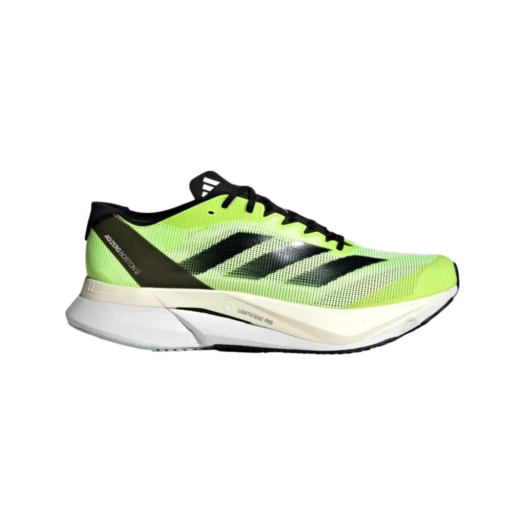 商品Adidas|Adidas Adizero Boston 12 Footwear White/Core Black-Lucid Lemon  HP9705 Men's,价格¥798,第1张图片