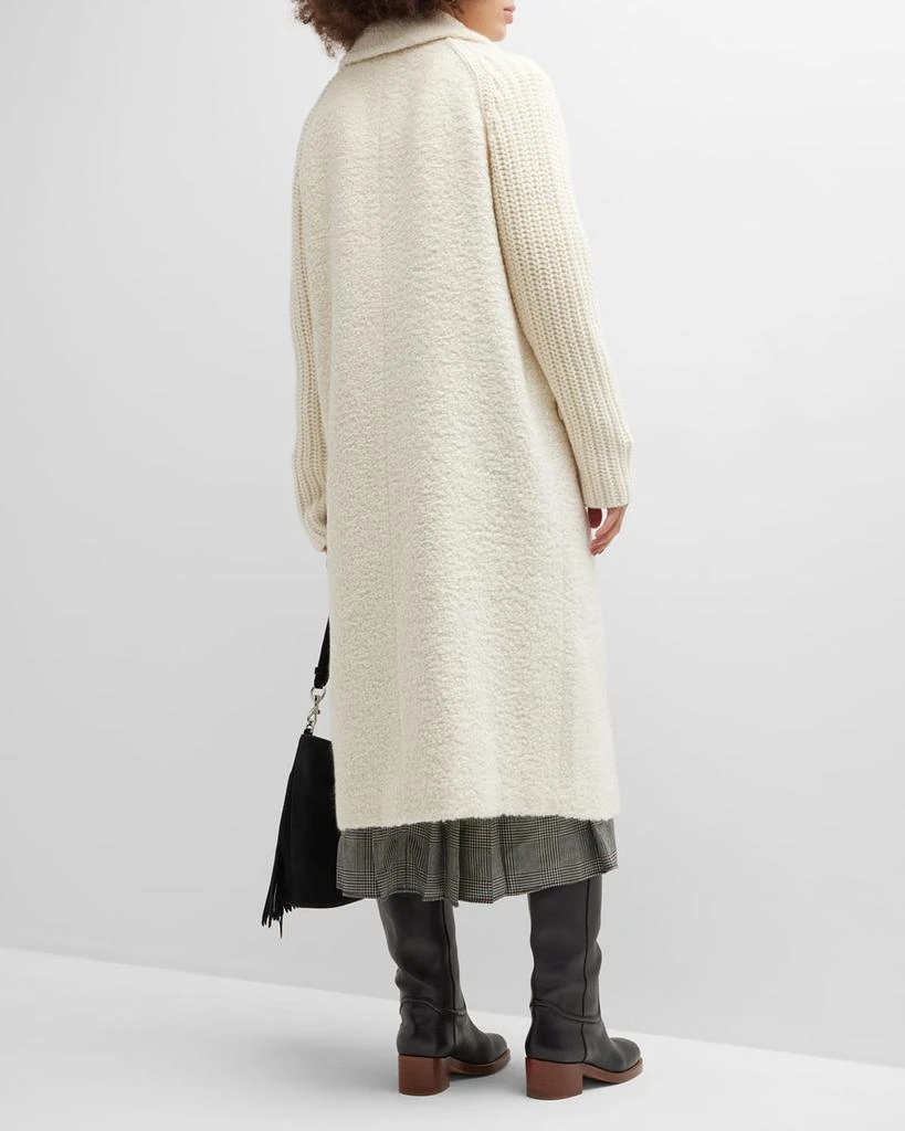 Charles Alpaca Fur Cashmere-Knit Coat 商品